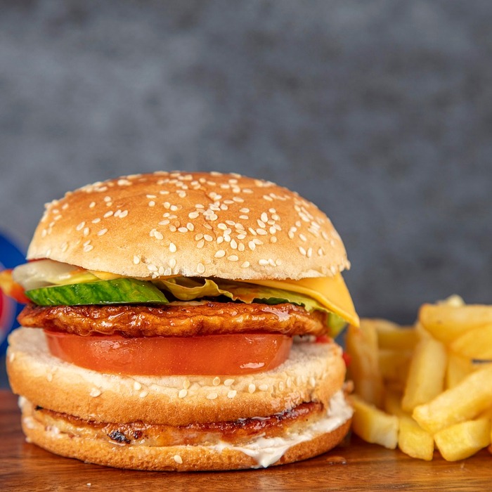 가을 한정 버거