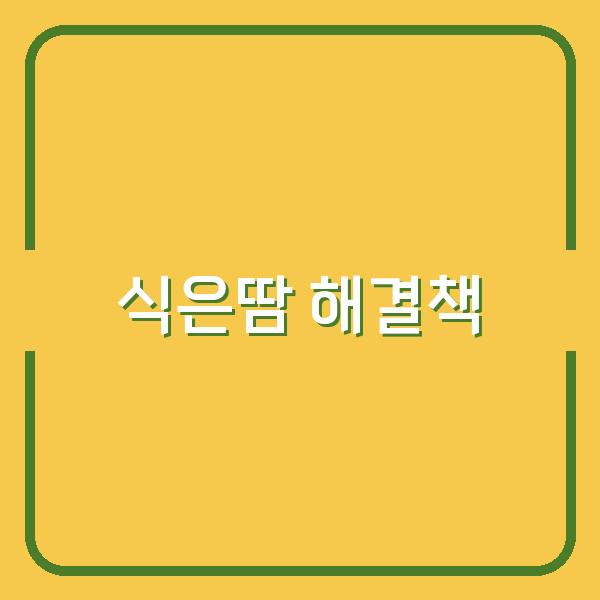 식은땀 나는 이유부터 효과적인 대처법과 예방법까지 전문가가 추천하는 실질적 해결책